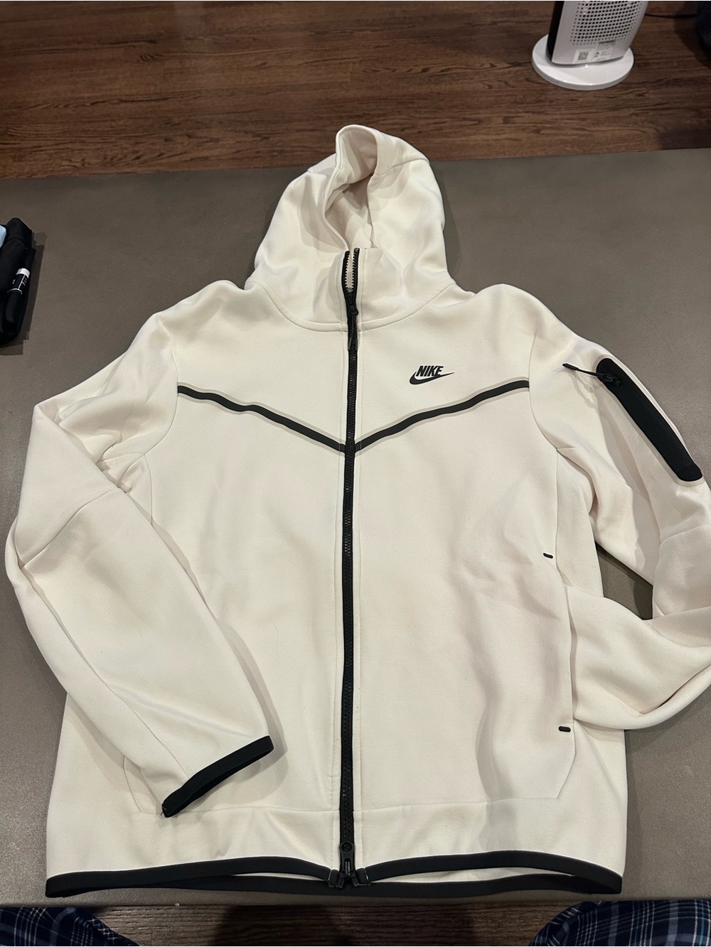Nike Cream Hoodie with Black Trim
